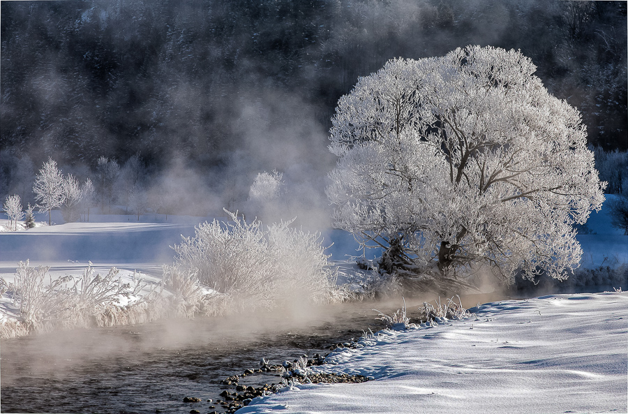 Klaus Vonwald - Winter am Fluss II (28)